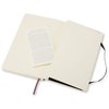 Carnet de notes Moleskine XL 190x250mm ligné couverture souple noir Photo