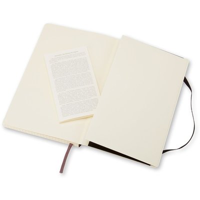 Carnet de notes Moleskine XL 190x250mm ligné couverture souple noir
