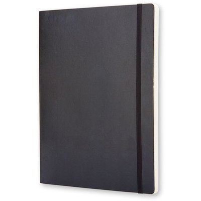 Carnet de notes Moleskine XL 190x250mm uni couverture souple noir