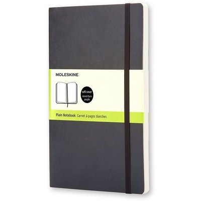 Carnet de poche Moleskine 90x140mm couverture souple uni noir