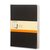Schrift Moleskine 190x250mm lijn 240 pagina's 70gr zwart set à 3 stuks