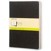 Cahier Moleskine 190x250mm uni 240 pages 70g noir 3 pièces Photo
