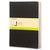 Cahier Moleskine 190x250mm uni 240 pages 70g noir 3 pièces