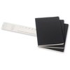 Cahier Moleskine 190x250mm uni 240 pages 70g noir 3 pièces Photo