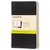 Cahier Moleskine 90x140mm uni 240 pages 70g noir 3 pièces