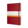 Carnet de notes Moleskine XL 190x250mm uni rigide rouge écarlate Photo
