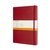 Carnet de notes Moleskine XL 190x250mm uni rigide rouge écarlate