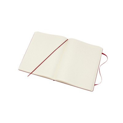 Carnet de notes Moleskine XL 190x250mm uni rigide rouge écarlate
