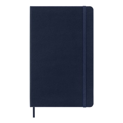 Carnet de notes Moleskine L 130x210mm uni rigide bleu saphir