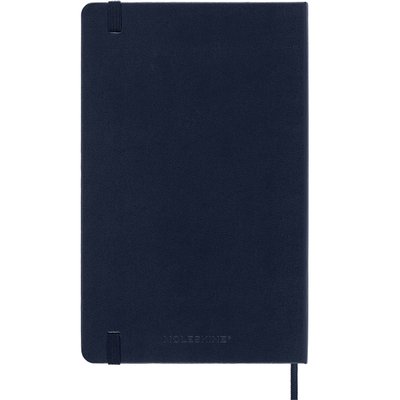 Carnet de notes Moleskine L 130x210mm uni rigide bleu saphir
