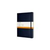 Carnet de notes Moleskine XL 190x250mm ligné bleu saphir Photo