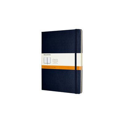 Carnet de notes Moleskine XL 190x250mm ligné bleu saphir