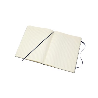 Carnet de notes Moleskine XL 190x250mm ligné bleu saphir