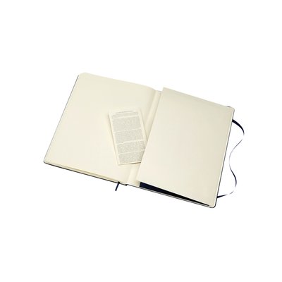 Carnet de notes Moleskine XL 190x250mm ligné bleu saphir