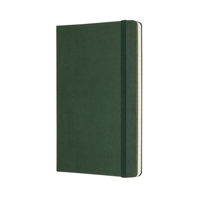 Carnet de notes Moleskine XL 130x210mm ligné rigide vert myrte
