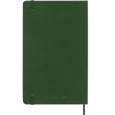 Carnet de notes Moleskine XL 130x210mm ligné rigide vert myrte