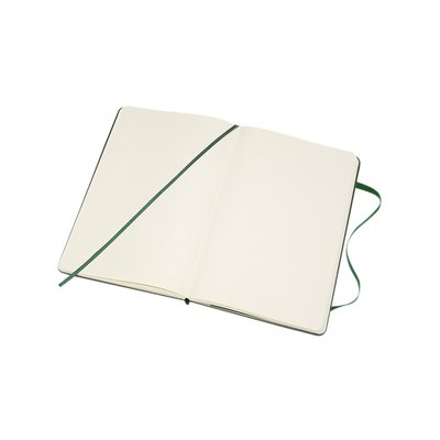 Notitieboek Moleskine large 130x210mm blanco hard cover myrtle green