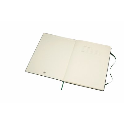 Carnet de notes Moleskine XL 190x250mm ligné vert myrte