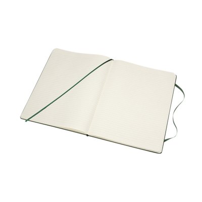 Carnet de notes Moleskine XL 190x250mm ligné vert myrte