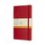 Carnet de notes Moleskine L 130x210mm ligné Soft rouge écarlate