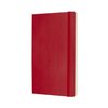 Carnet de notes Moleskine L 130x210mm ligné Soft rouge écarlate Photo