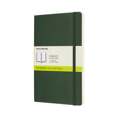 Carnet de notes Moleskine L 130x210mm uni vert myrte