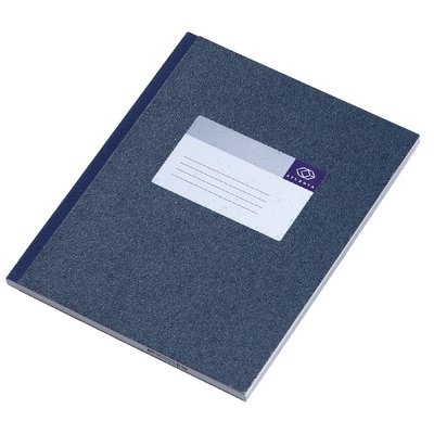Carnet de notes Djois Atlanta collé 210x165mm 128 pages ligné bleu