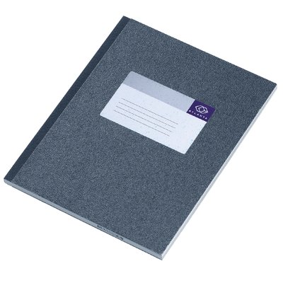Carnet de notes Djois Atlanta collé 210x165mm 128 pages ligné gris