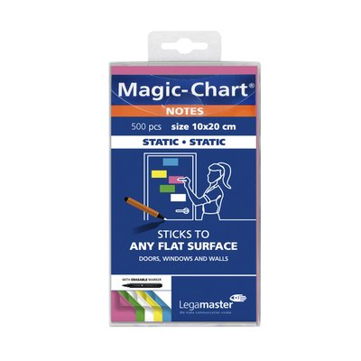 Magic-chart notes Legamaster 10x20cm assorti 500 vel