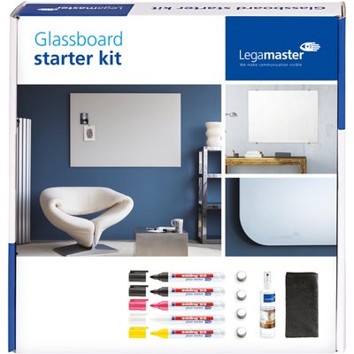 Glasbord Legamaster starterkit