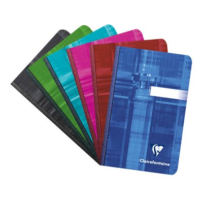 Carnet de notes Clairefontaine 90x140mm ligné assorti