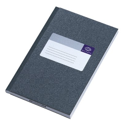 Carnet de notes Djois Atlanta collé 165x105mm 128 pages ligné gris