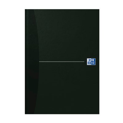 Notitieboek Oxford Office Essentials A4 96vel lijn zwart