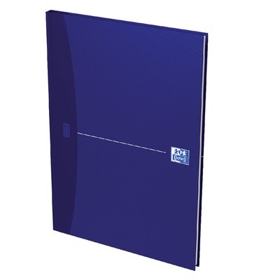 Notitieboek Oxford Office Essentials A4 lijn 192 pagina' s 80gr blauw