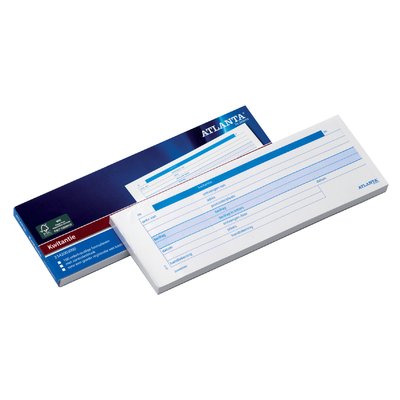 Carnet de quittances Djois Atlanta 74x210mm 100 feuilles