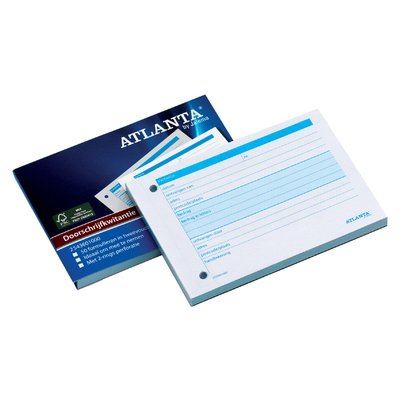 Carnet de quittances Djois Atlanta A6 50x2 feuilles