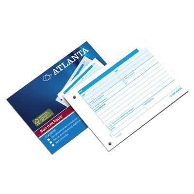 Carnet de reçus Djois Atlanta A6 100x 2 feuilles carbone
