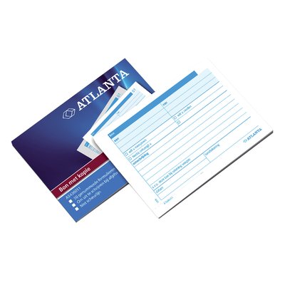 Carnet de reçus Djois Atlanta A6 50x 3 feuilles carbone