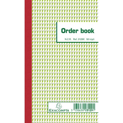 Carnet de commande Exacompta 175x105mm 50x3 feuilles