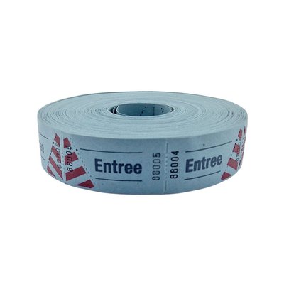 Ticket entrée CombiCraft numéro 1-1000 bleu 1000 pièces