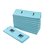 Bloc numéros 1-1000 42x105mm bleu 10 pièces