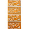 Bon de consommation CombiCraft sécurité UV 500 pièces orange Photo