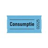 Bon de consommation CombiCraft 57x30mm double face 2x 1000 pièces bleu Photo