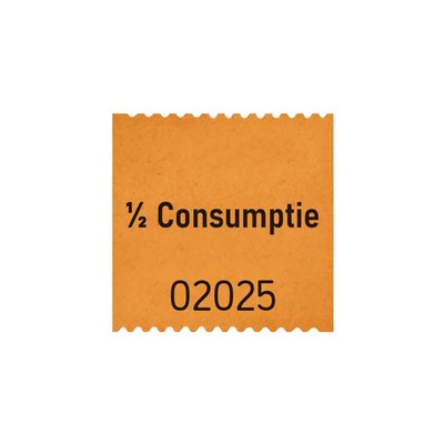 Bon de ½ consommation CombiCraft 500 pièces orange