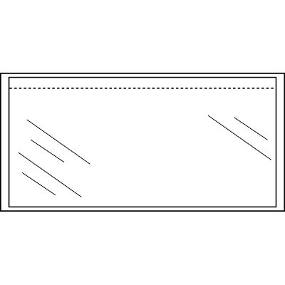 Paklijstenvelop Quantore zelfklevend onbedrukt 225x122mm 1000 stuks