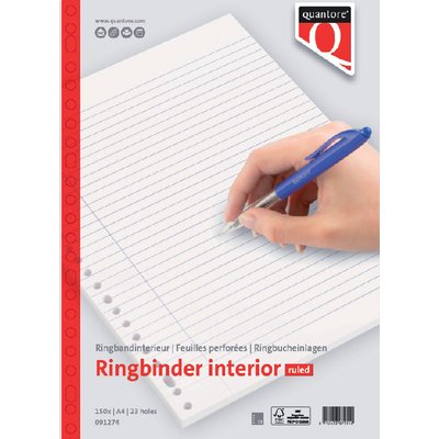 Interieur Quantore A4 23-gaats lijn 300 pagina's