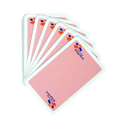 Speelkaarten Bridge Bond roze