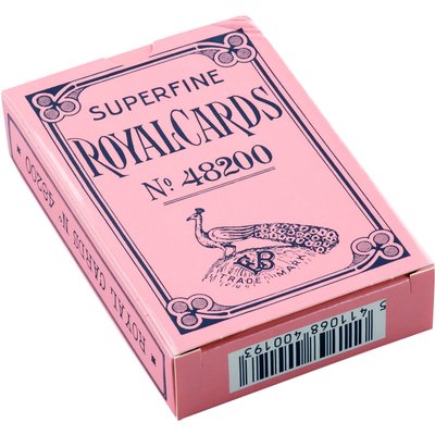 Jeu de cartes chiens plastifiées bleu ou rose