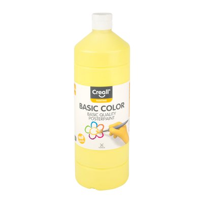 Plakkaatverf Creall basic lichtgeel 1000ml