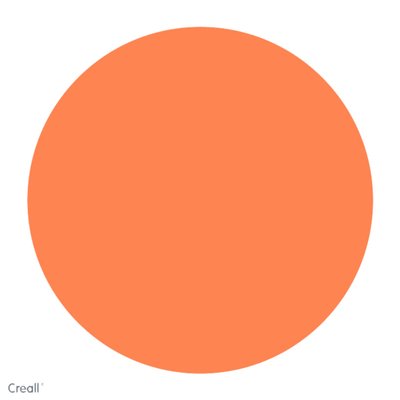Plakkaatverf Creall fluor oranje 250ml